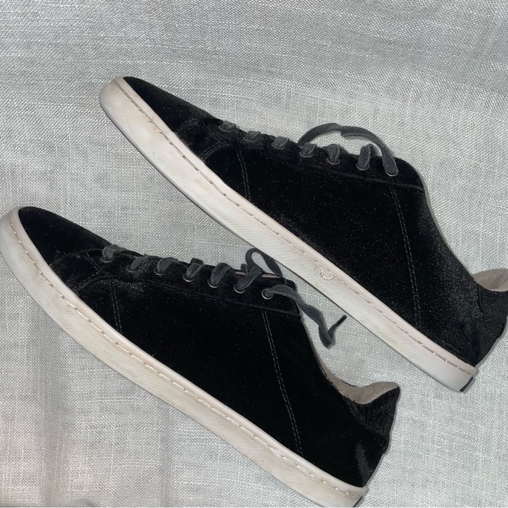 Cole Haan Black Velvet Sneakers 10.5 W09756 - Picture 7 of 16